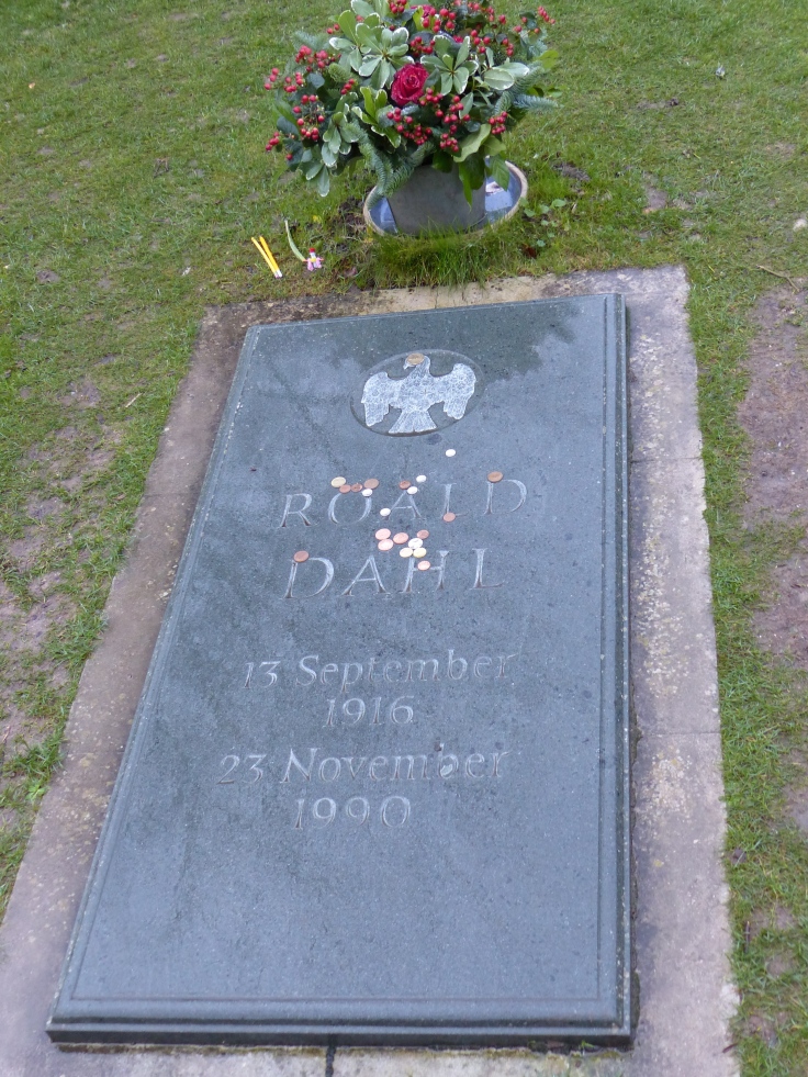 Roald Dahl's headstone